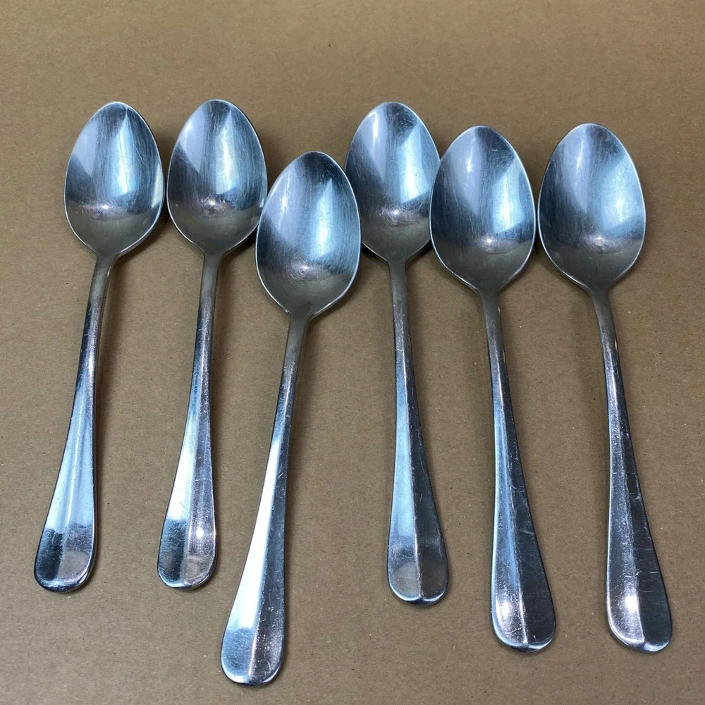 Roberts & Belk 18/10 Stainless Steel Flatware Set 33pc Silver Knives Forks Spoon